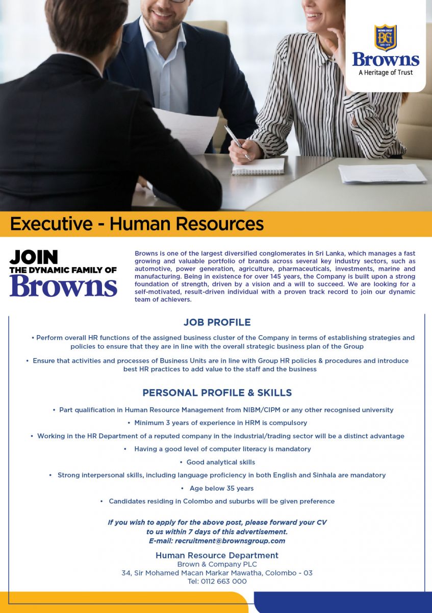 Browns Job Vacancy