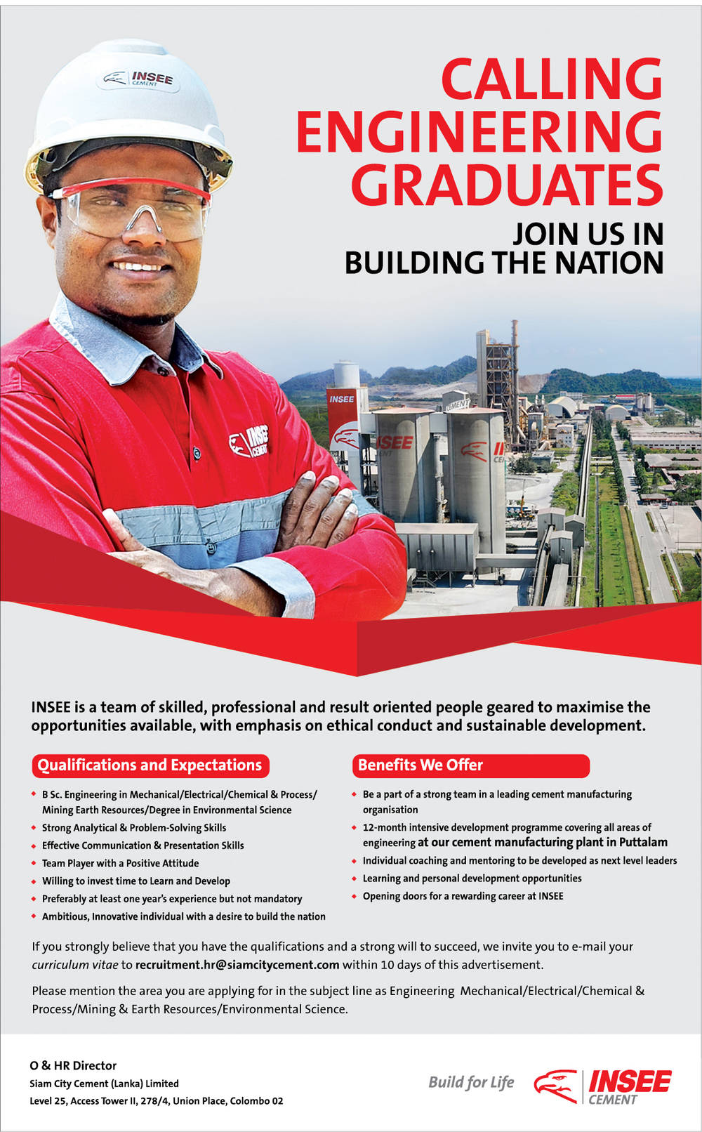 You are currently viewing Engineers – INSEE Cement