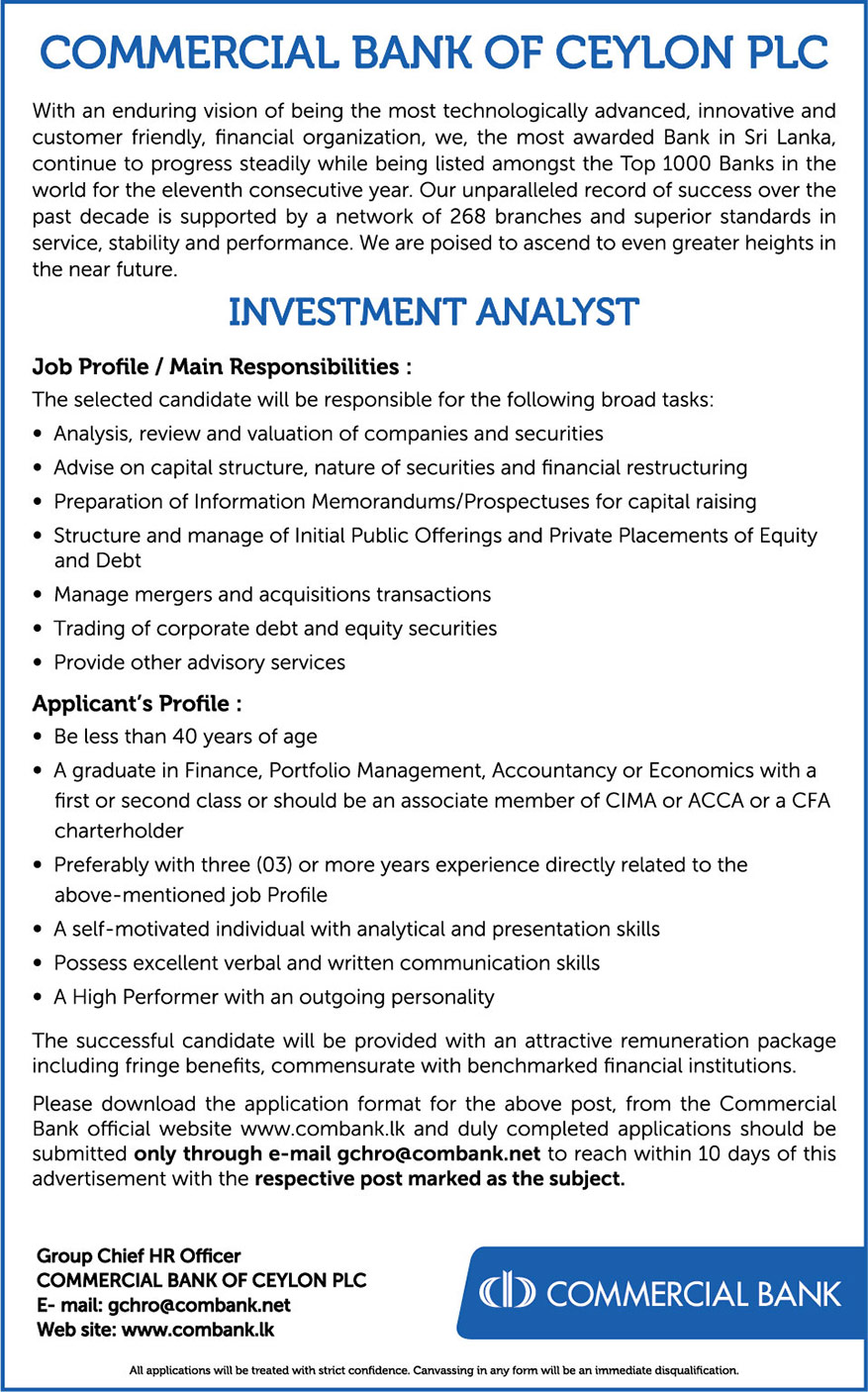 You are currently viewing Investment Analyst