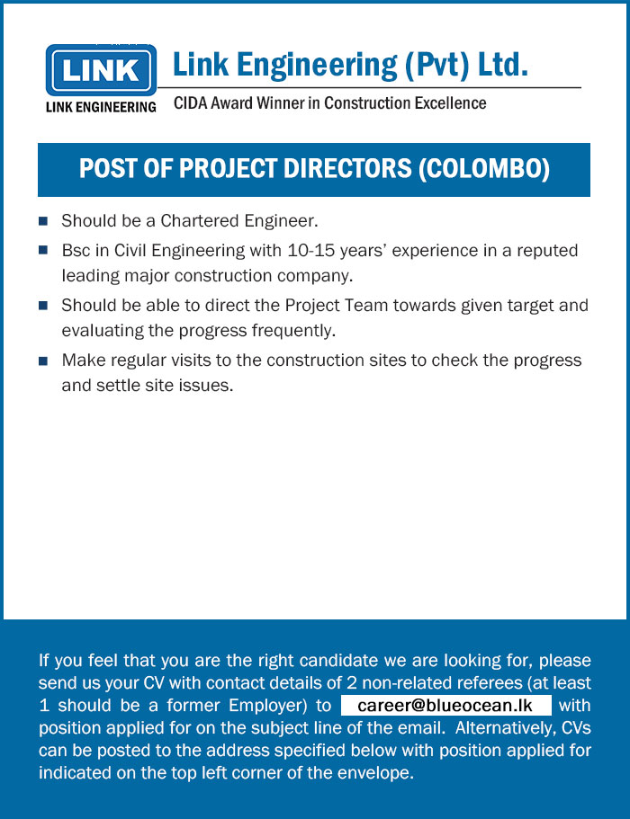 You are currently viewing Project Director – Colombo