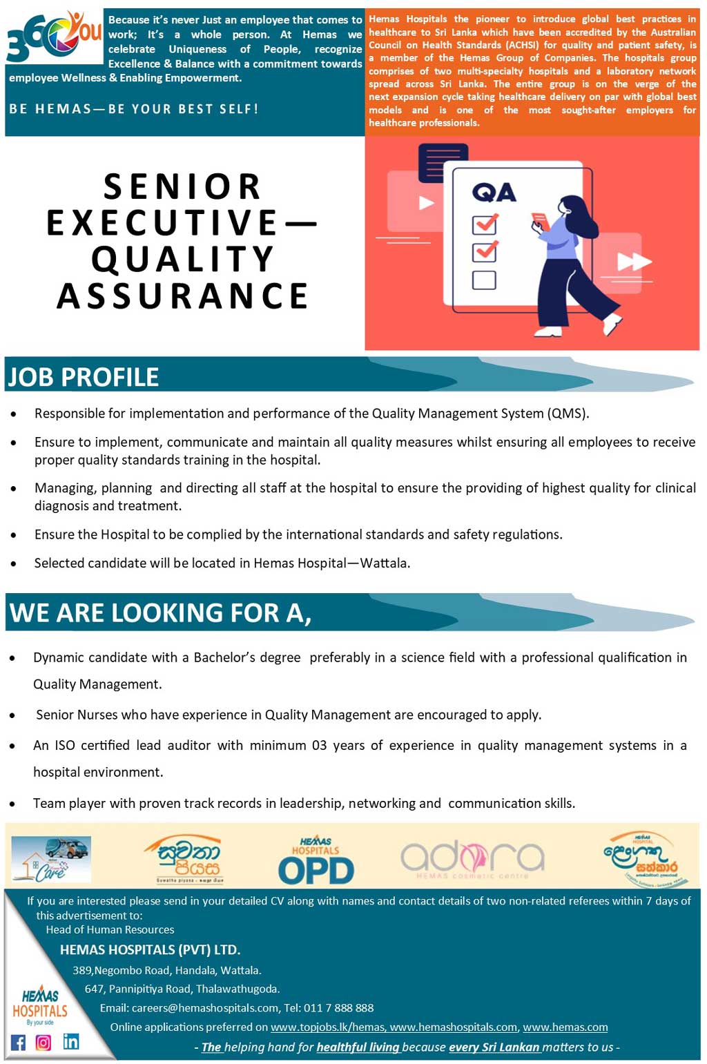 You are currently viewing Senior Executive – Quality Assurance
