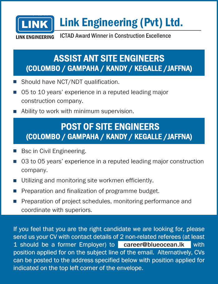 You are currently viewing Site Engineer / Assistant Site Engineer