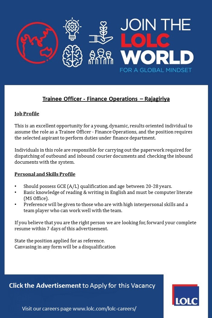 You are currently viewing Trainee Officer – Finance Operations
