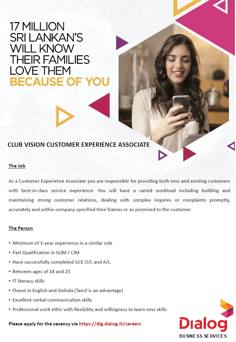 You are currently viewing Club Vision Customer Experience Associate