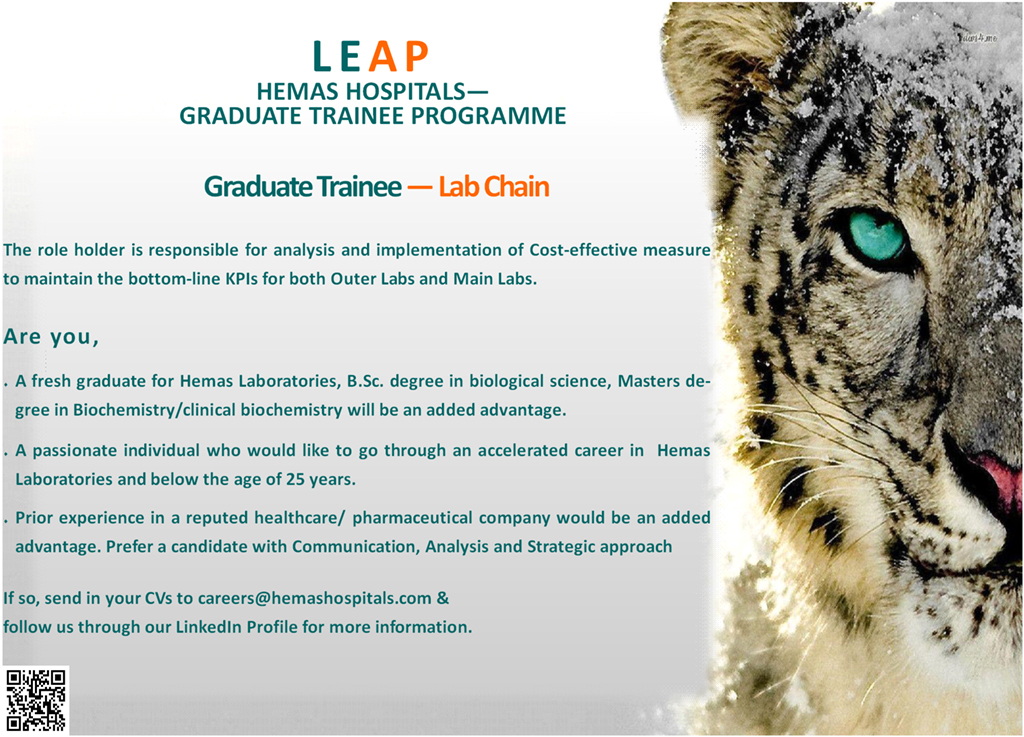 You are currently viewing Graduate Trainee – Lab Chain