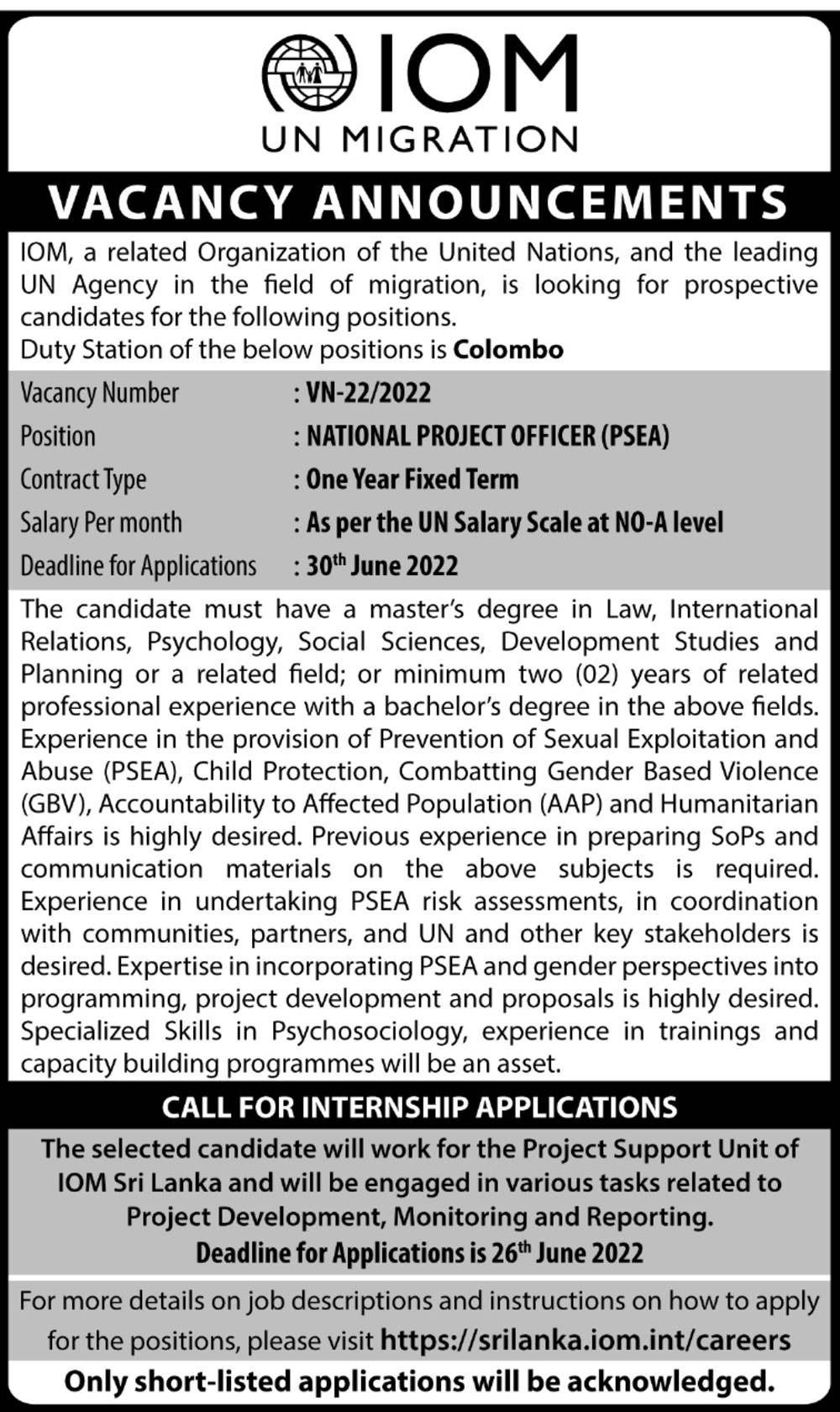 You are currently viewing National Project Officer