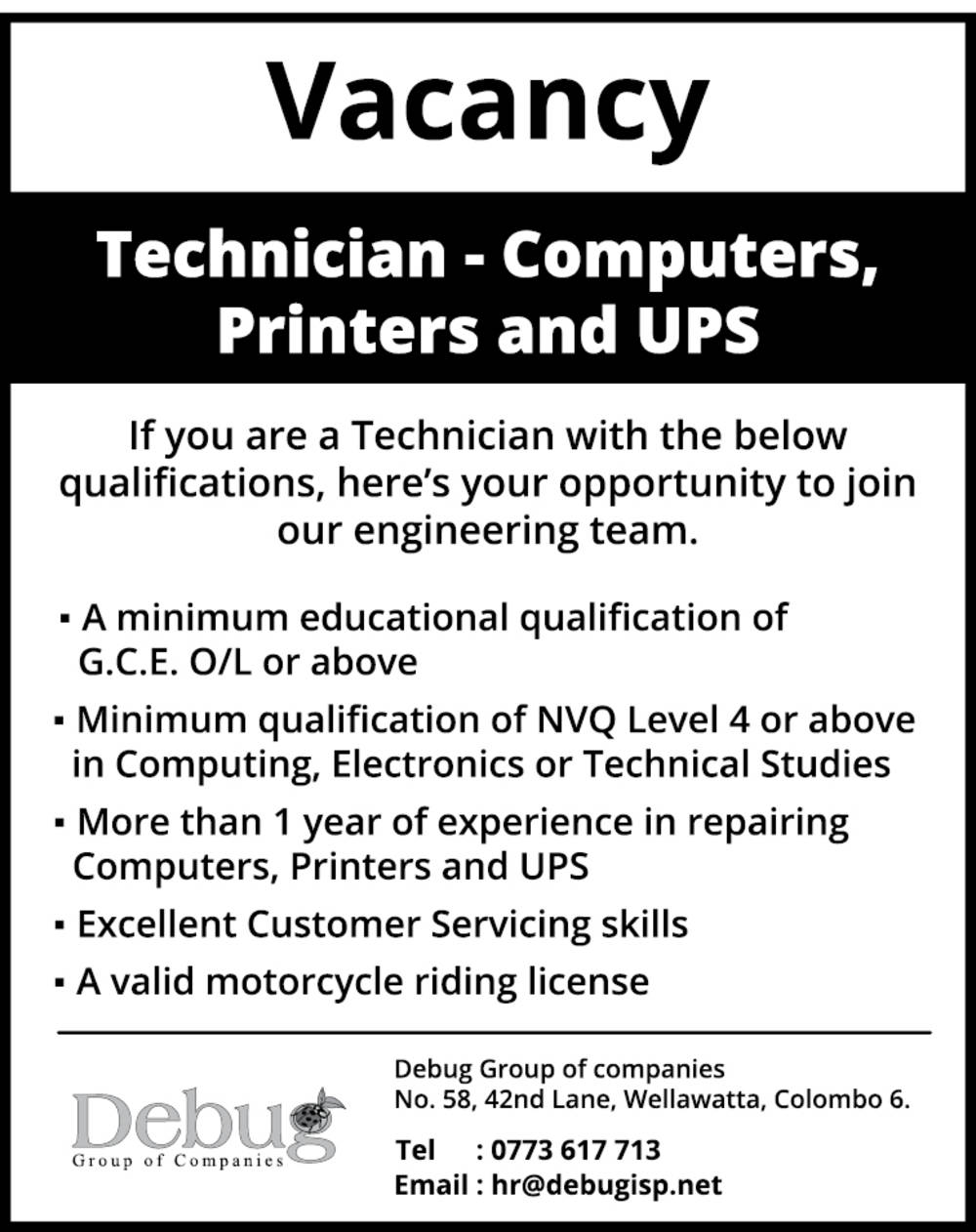 You are currently viewing IT Technician