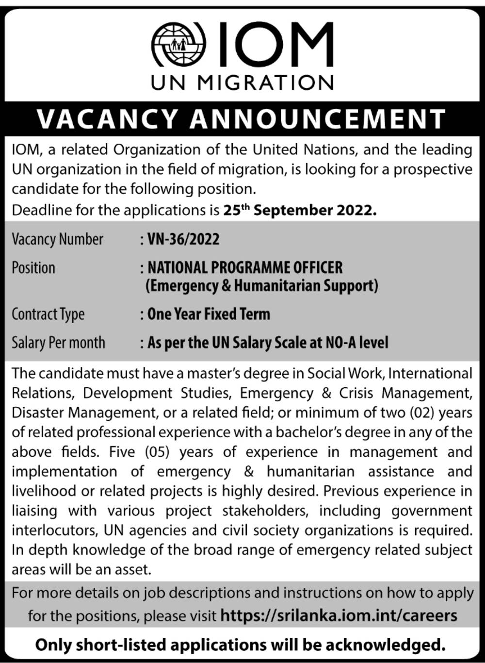 You are currently viewing National Program Officer
