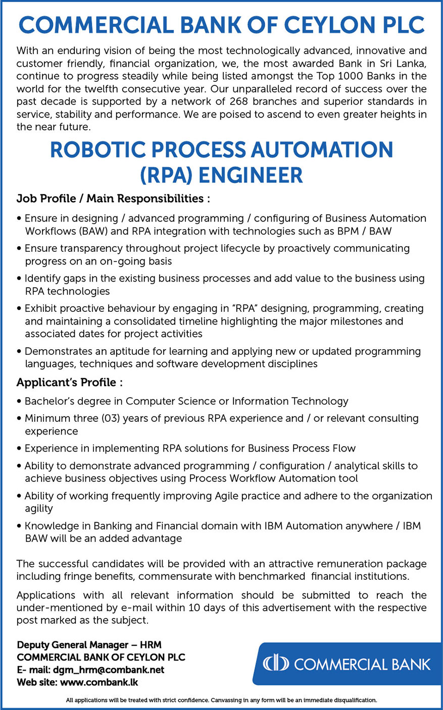 You are currently viewing Robotic Process Automation (RPA) Engineer