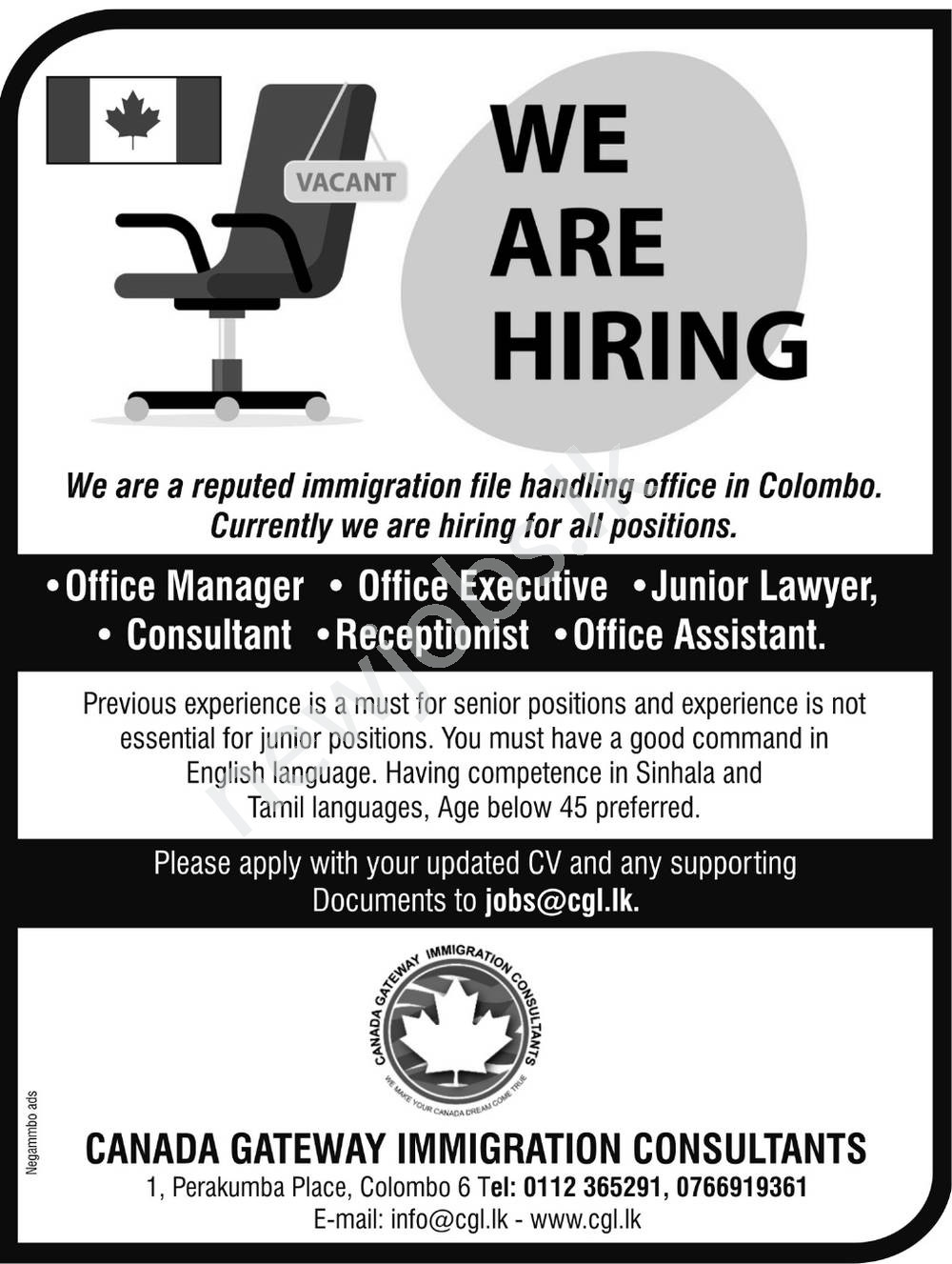 You are currently viewing Office Manager / Office Executive / Office Assistant
