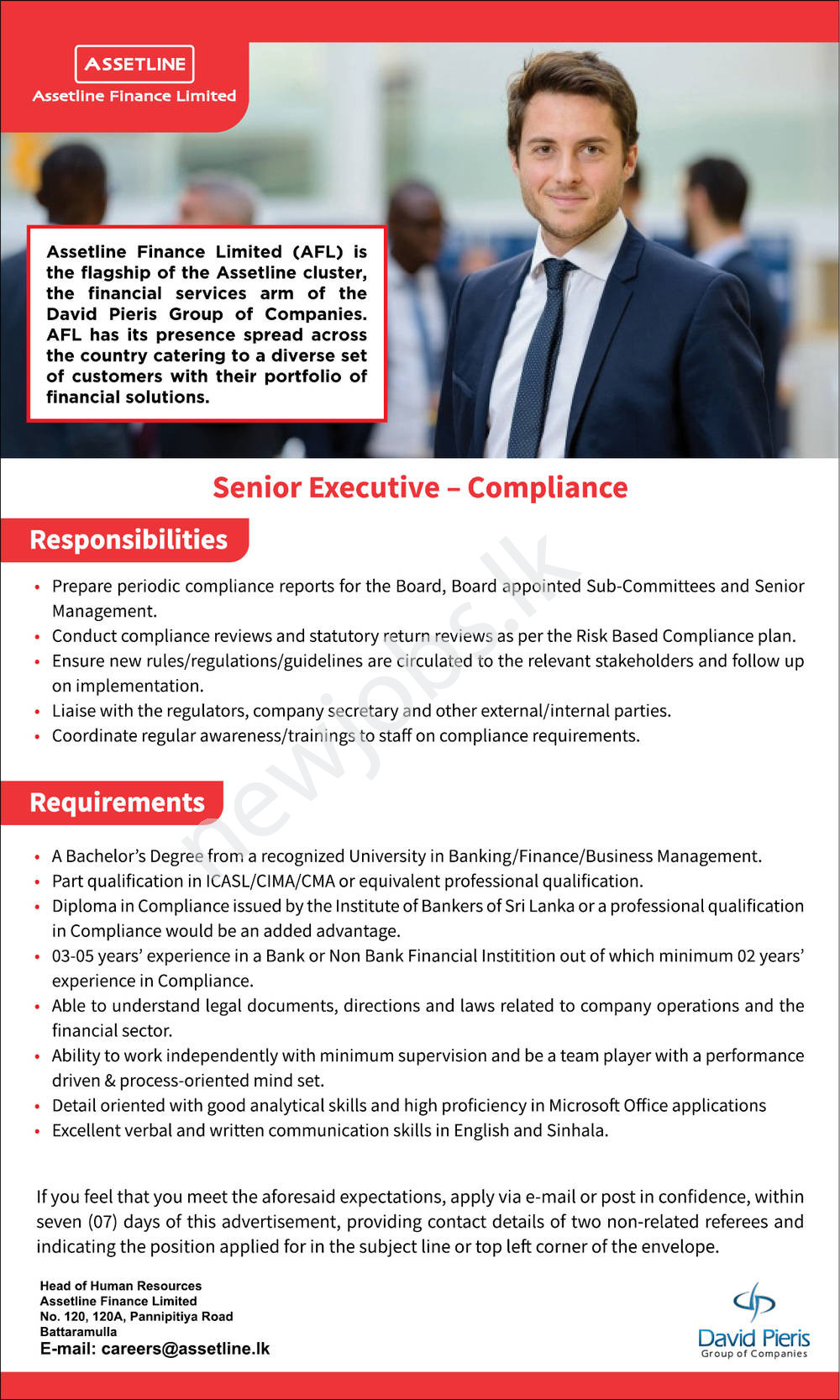 You are currently viewing Senior Executive – Compliance