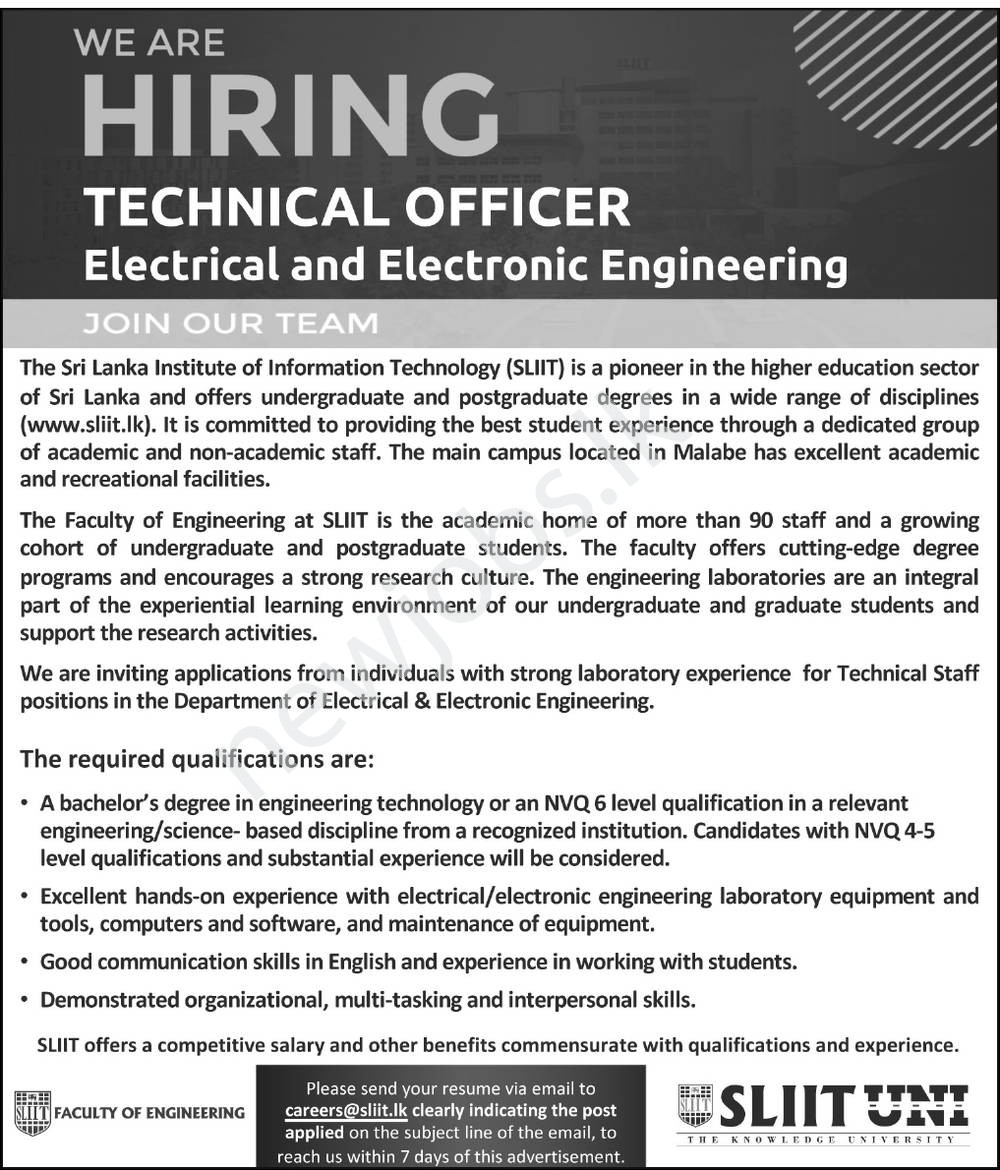 You are currently viewing Technical Officer