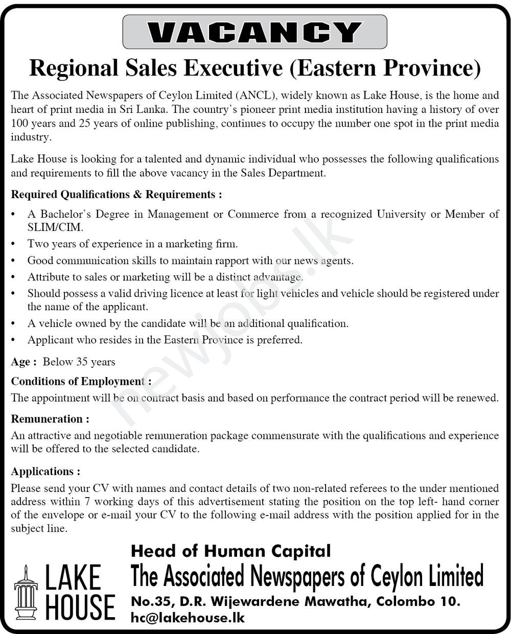 You are currently viewing Regional Sales Executive
