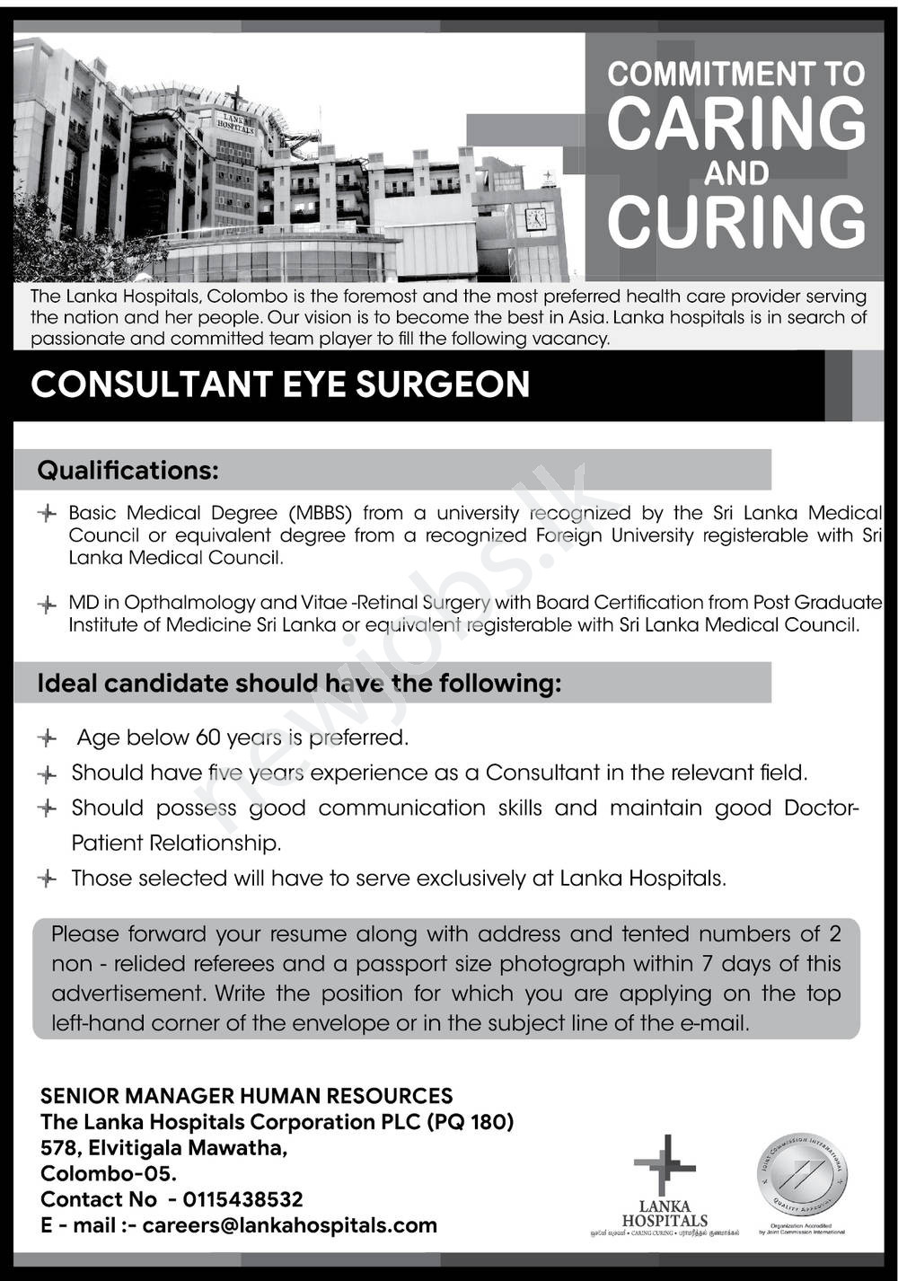 You are currently viewing Consultant Eye Surgeon