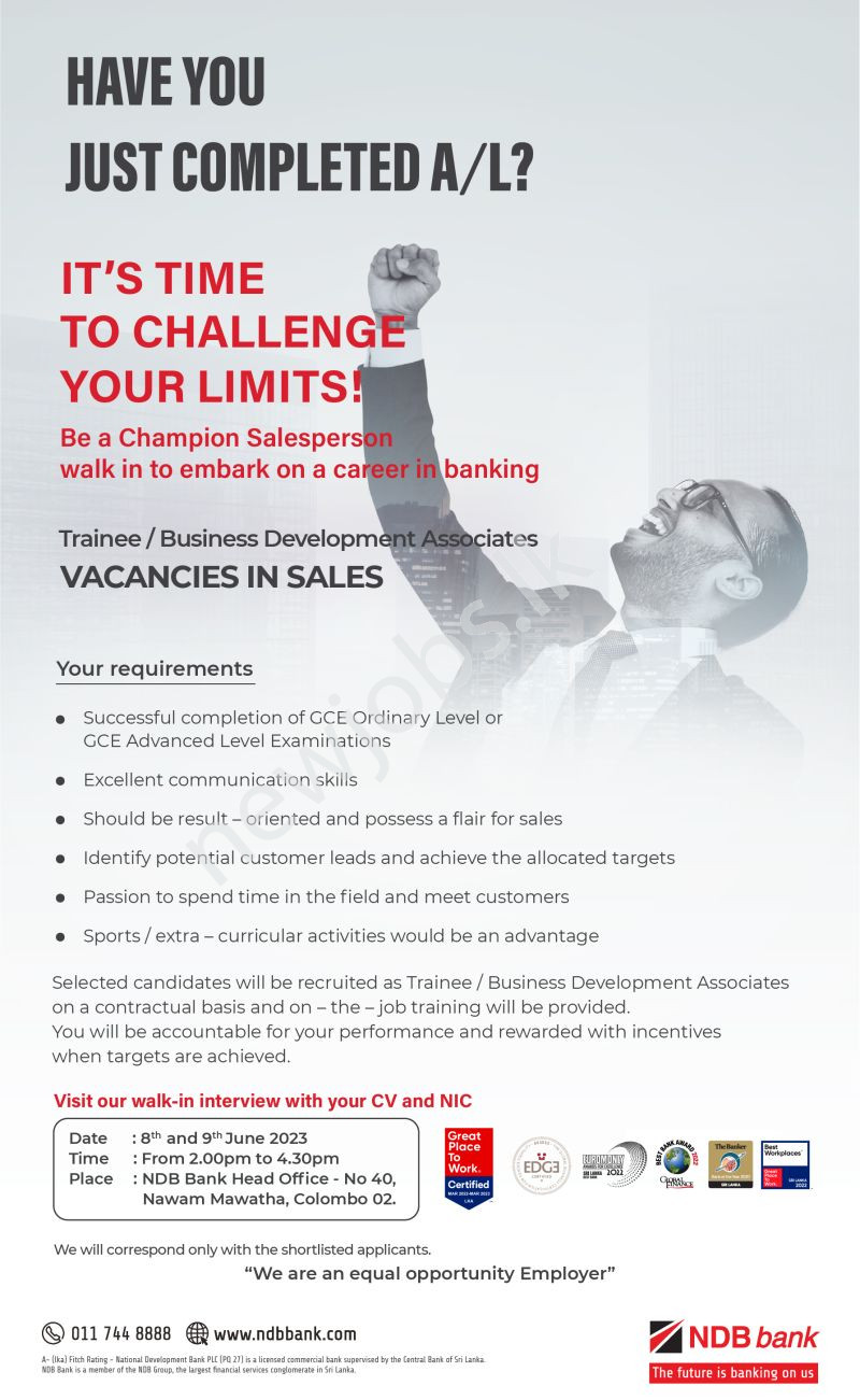 You are currently viewing Trainee / Business Development Associates
