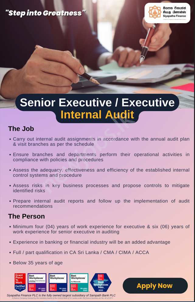 You are currently viewing Senior Executive / Executive – Credit Evaluation