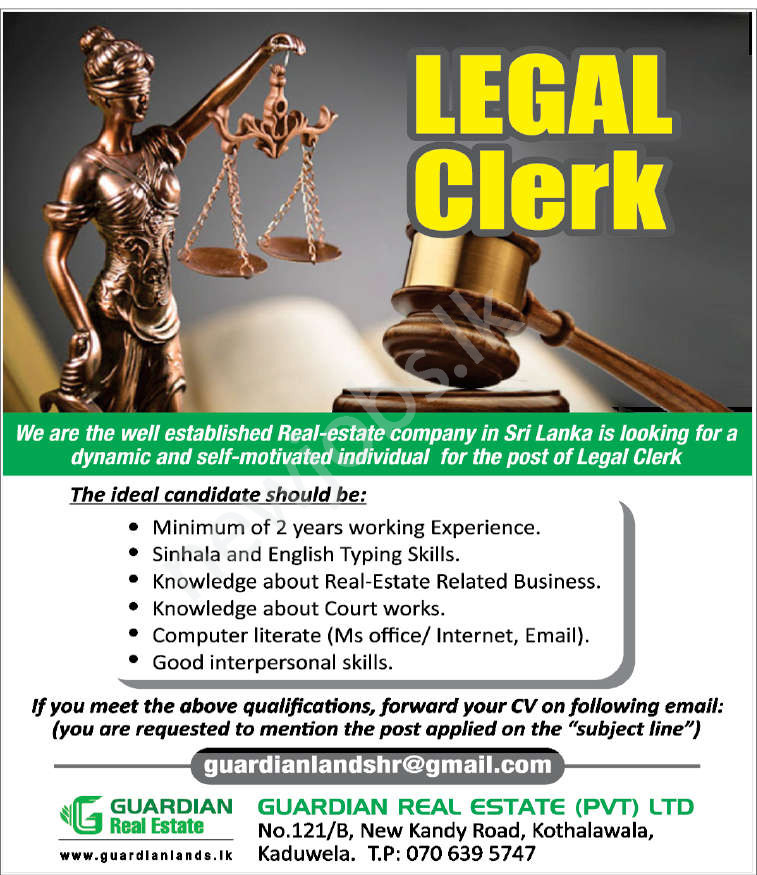 You are currently viewing Legal Clerk