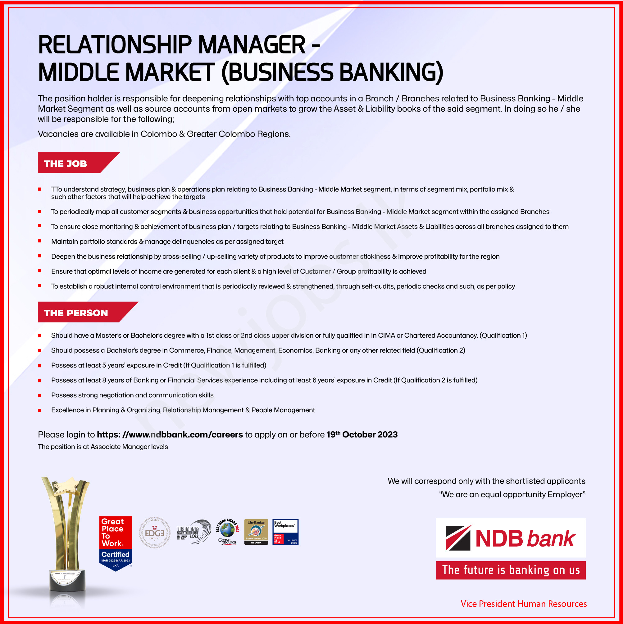 You are currently viewing Team Leader- SME, Middle Market & Business Banking