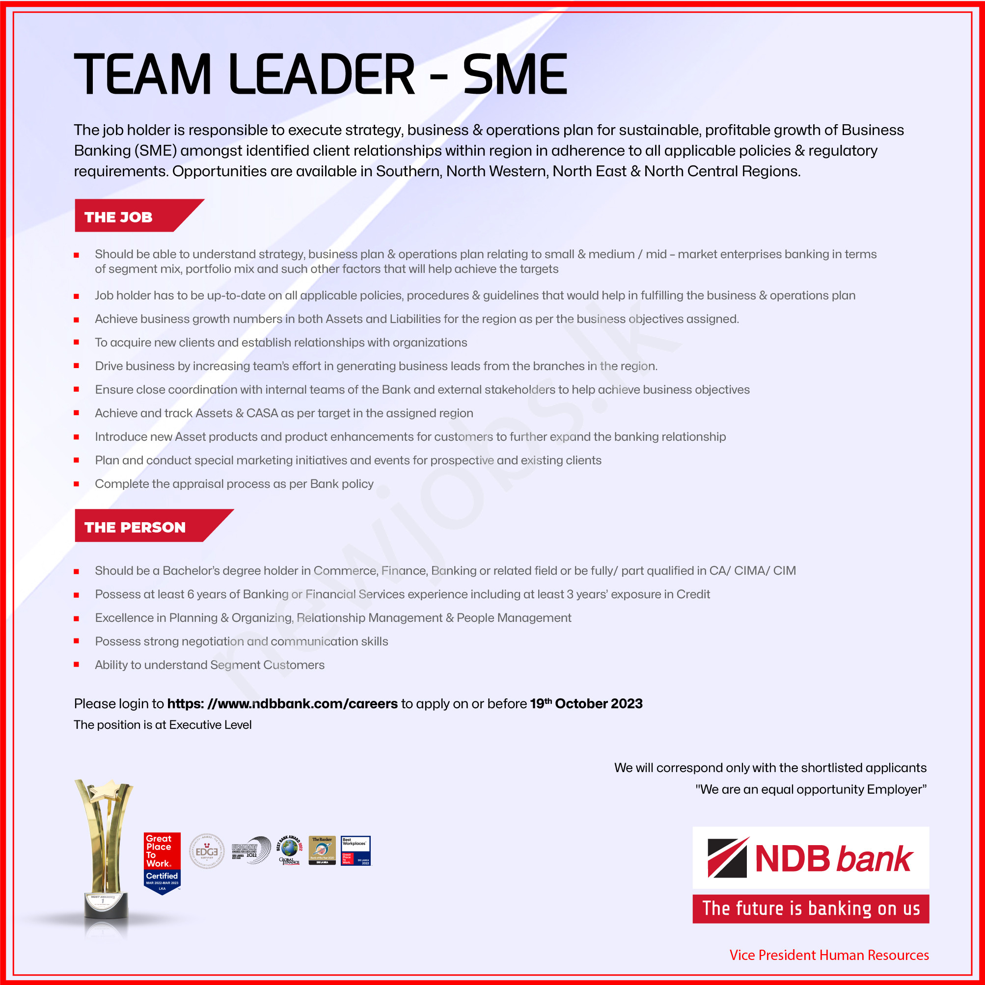 You are currently viewing Team Leader- SME 