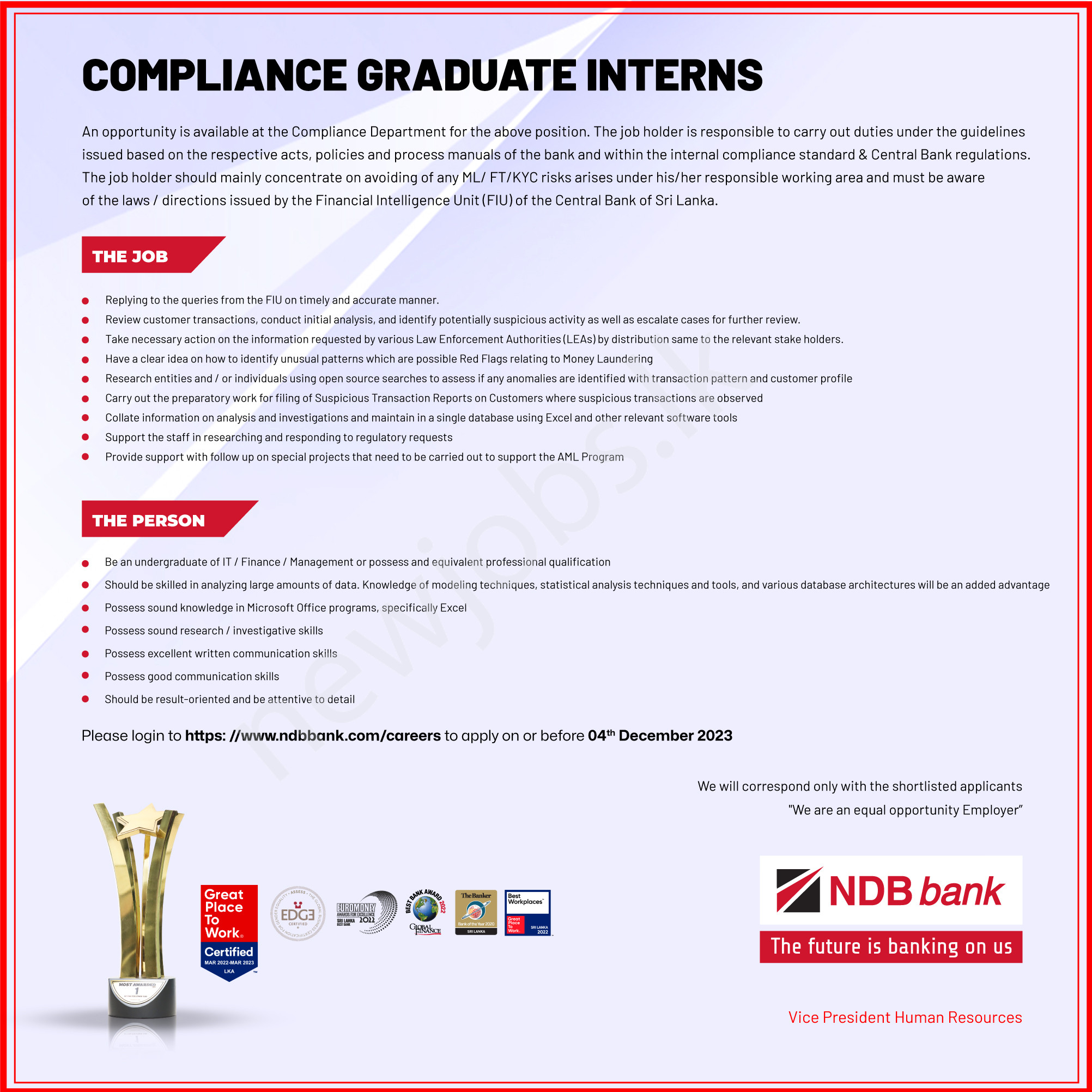You are currently viewing Compliance Graduate Interns