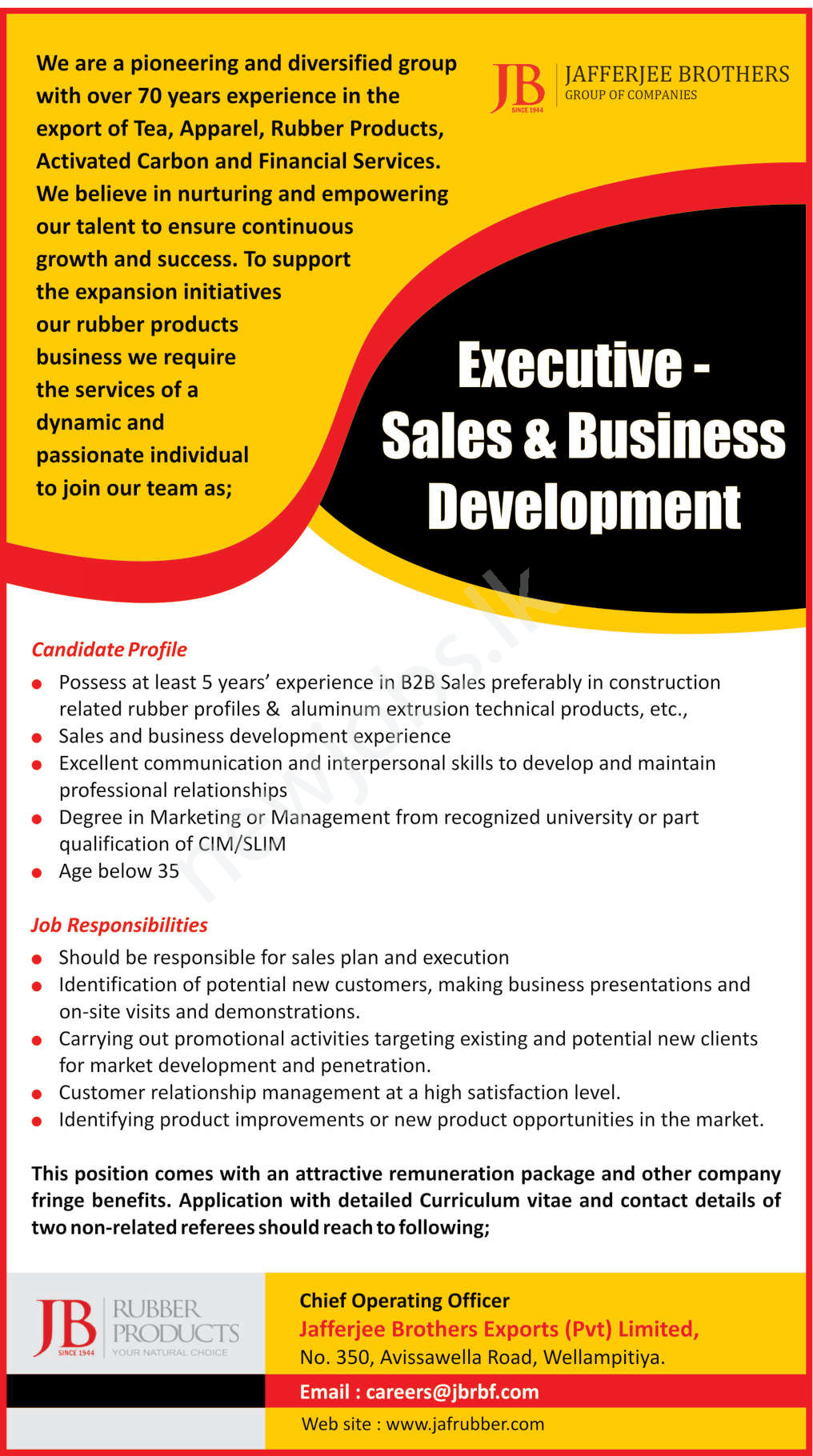 You are currently viewing Executive Sales & Business Development