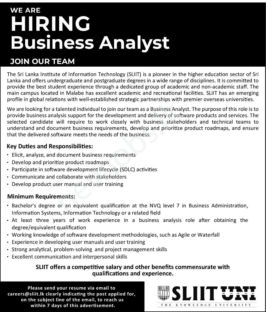 You are currently viewing Business Analyst
