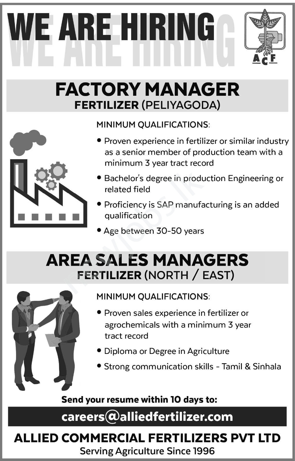 You are currently viewing Area Sales Managers