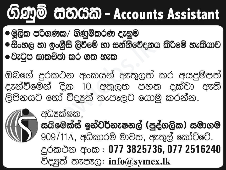 You are currently viewing Account Assistant