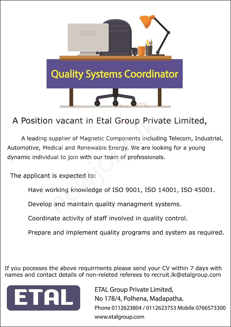 You are currently viewing Quality System Coordinator