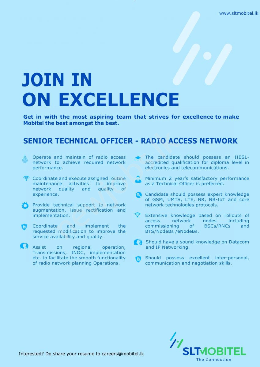 You are currently viewing Senior Technical Officer-Radio Access Network