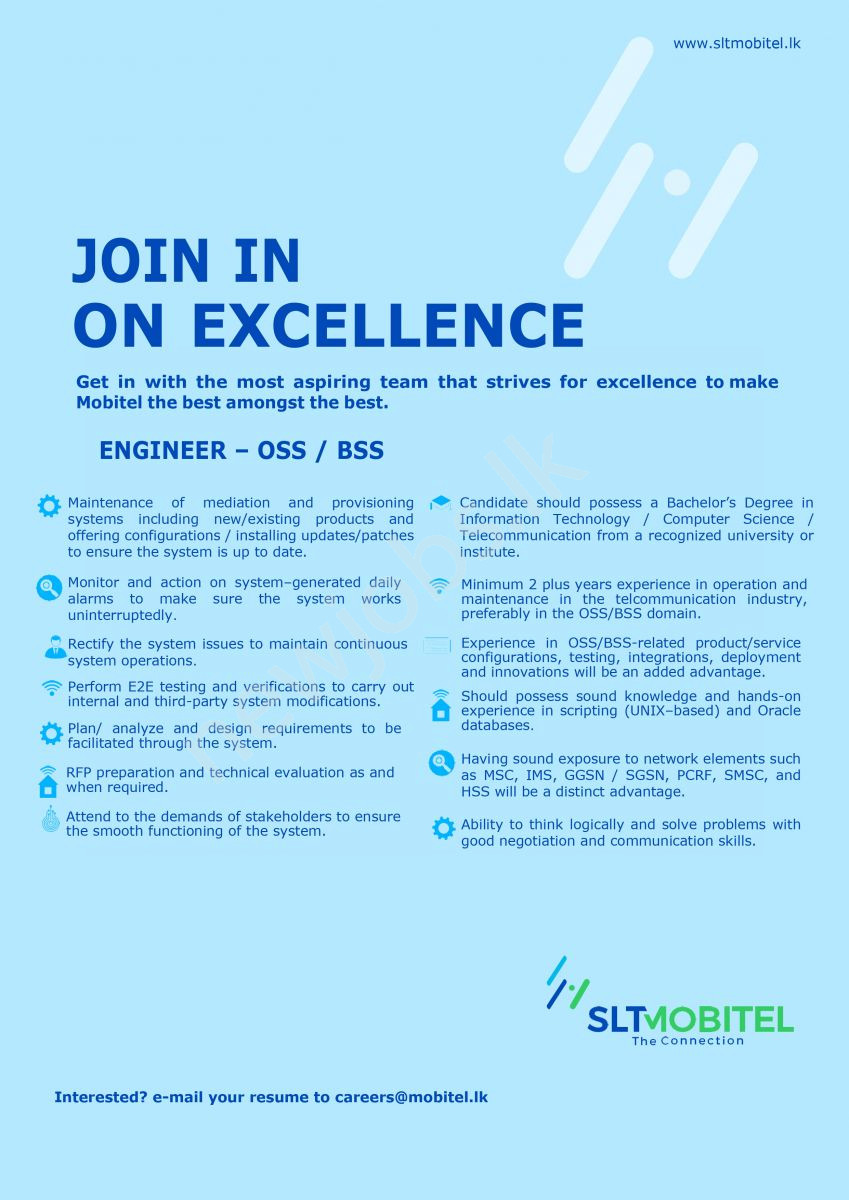 You are currently viewing Engineer – OSS/ BSS