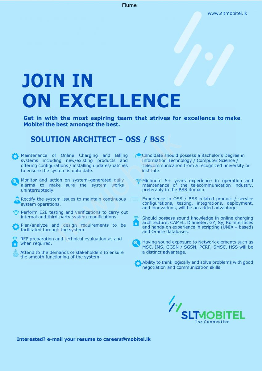 You are currently viewing Solution Architect – OSS/ BSS
