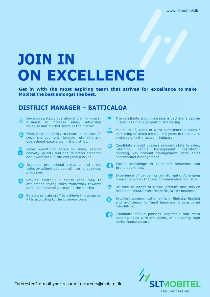 You are currently viewing District Manager – Batticaloa
