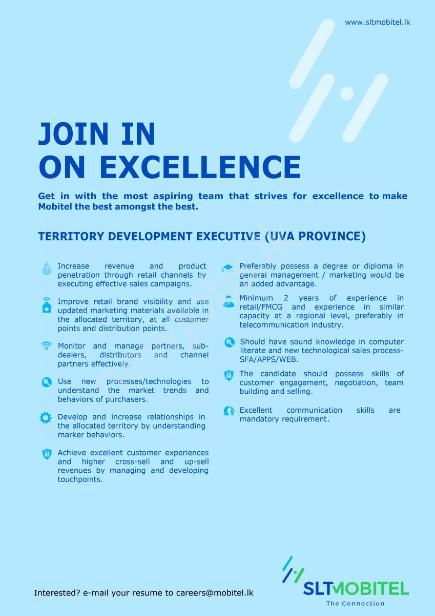 You are currently viewing Territory Development Executive-UVA Province